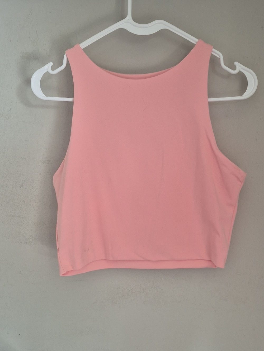 Peachy Pink Cropped Tank